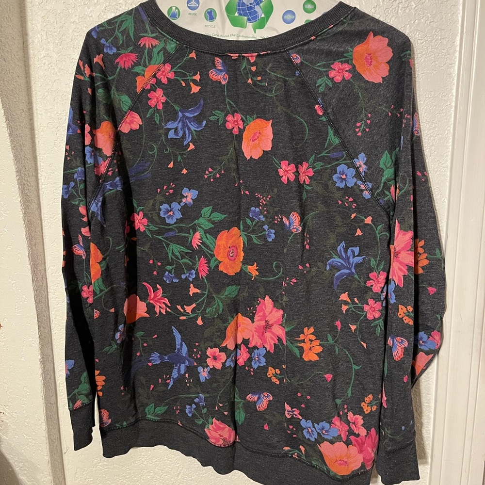 Zoe & LIv for Old Navy Floral Sweatshirt (vintage) XL